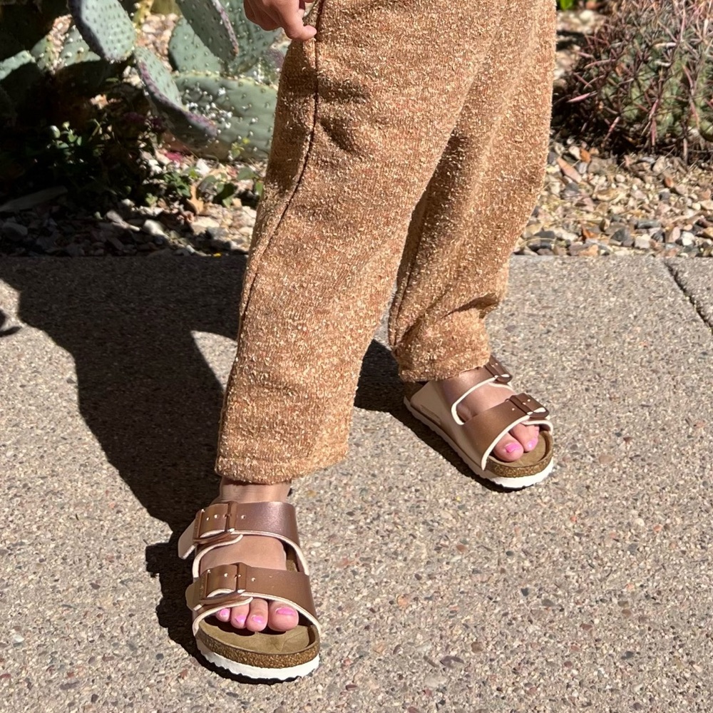 Arizona Metallic Slide Sandal